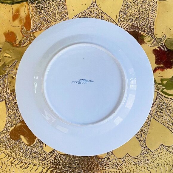 1980s Friendship Ceramic Plate Japan Red Pink “No Strangers Here” Valentine Gift - Picture 3 of 5